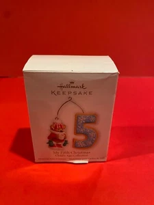 My Fifth Christmas -Child's Age Collection- Hallmark Keepsake Ornament 2008 - Picture 1 of 5