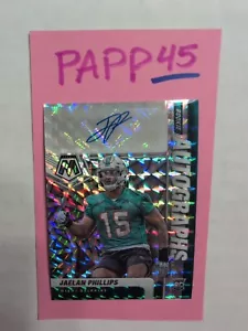 2021 Panini Mosaic Rookie Autographs Mosaic #97 Jaelan Phillips Miami Dolphins - Foto 1 di 2