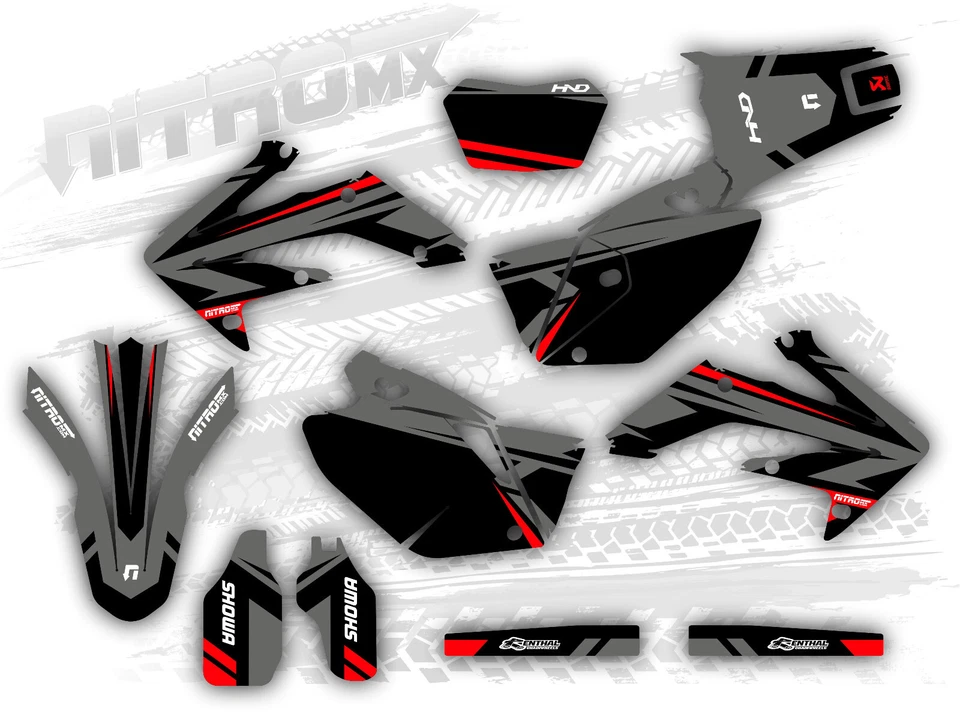 Kit de gráficos para Honda CRF 250 X 250X 2004 2005 - 2013 2014 2015 2016 2017 2018 Foto 1 de 1