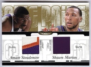 2003-04 Fleer Mystique Amare Stoudemire/Shawn Marion Awe Pairs Game Jersey 23/35 - Picture 1 of 2