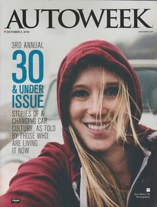 Autoweek  October 3, 2016  Amy Shore 30 & Under Issue Stories of A Changing Car  - Picture 1 of 1