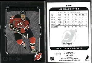 07/08 2007-08 O-Pee-Chee Micromotion Black #299 Mike Rupp Devils /100 - Bild 1 von 1