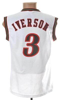 CAMISETA DE BALONCESTO NBA PHILADELPHIA SIXERS CAMPEÓN TALLA S #3 IVERSON Foto 1 de 4