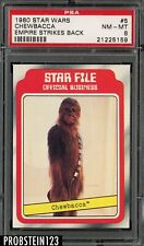 1980 Star Wars Empire Strikes Back #5 Chewbacca PSA 8 NM-MT