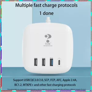 Fast Charging station USB hub outputs 5V/3.2A multi-port travel charging - Picture 1 of 12