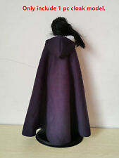 N3-2 1/6th Clothes Female Long about 23cm Dark Purple Cloak Model for 12" Figure