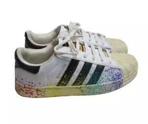 Adidas Superstars 2017 Limited Edition Pride Rainbow Paint Splatter UK 6 LGBTQ+ - Picture 1 of 6