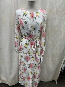 SANDRA DARREN  DRESS/RETAIL$120/SIZE 10/CHIFFON /NEW WITH TAG/LINED - Picture 1 of 3