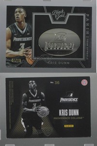 2016 Panini Black Gold Collegiate Team Symbols White /99 Kris Dunn #36 Rookie RC
