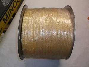 New 300 ft. Polypropylene Rope, 1/2" Rope Dia., Yellow, 3200 lb., 544lb (E16J) - Picture 1 of 3
