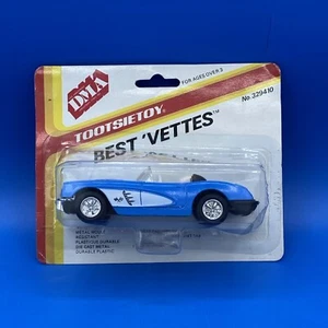Vintage Tootsie Toy 1959 Blue Chevy Corvette Diecast & Plastic 1:32 Best Vettes - Picture 1 of 16