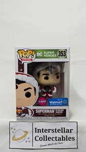 Funko Pop! DC Super Heroes: Superman #353 Walmart esclusivo *floccato* - Foto 1 di 6