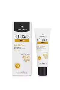Heliocare 360 Oil Free Gel SPF50 Non Greasy Sunscreen for Oily Skin 1.69 Fl Oz - Picture 1 of 3