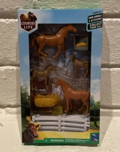 New Ray 1/43 Country Life Horse Farm animal accessory set - Picture 1 of 2