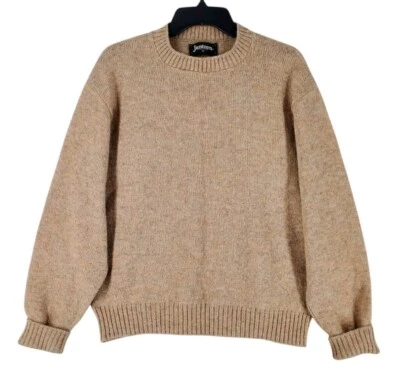 Suéter De Colección Jantzen Tejido Para Mujer M Marrón Beige Mezcla de Lana Pullover Hecho en EE. UU. Foto 1 de 4