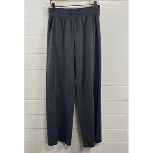 Lululemon Womens Ribbed Softstreme High Rise Pants sz 6 Gray Wide Leg Athleisure - Picture 1 of 14