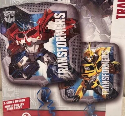 Transformers 17” Globo de Lámina Decoración Fiesta de Cumpleaños (Diseño de 2 Caras).  NUEVO Foto 1 de 3