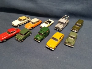 10 x CORGI /EFE ETC 1/76 "00" GAUGE VARIOUS CARS & VANS,  V. GOOD UNBOXED - Foto 1 di 4