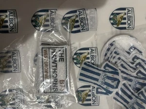 West Bromwich Albion Cupcake Toppers - Picture 1 of 2