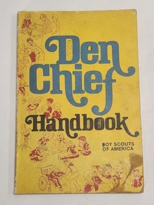 Den Chief Handbook 1983 libro de bolsillo de colección Boy Scouts of America BSA - Imagen 1 de 18