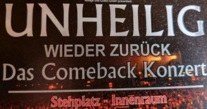 UNHEILIG KÖLN 23.12.2025 STEHPLATZ INNENRAUM TICKETS KARTEN - Bild 1 von 1