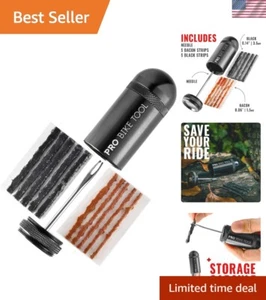 Bike Tyre Repair Kit Compact Set for MTB Road Fast Puncture Fix Plugger Tools - Picture 1 of 9