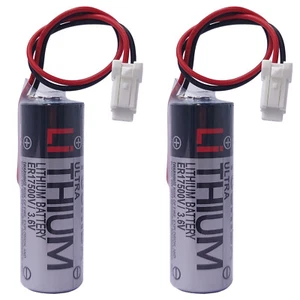2x ER17500V/3.6V Battery for Yaskawa Robot YRC1000 GP Body Battery HW1483880-A - Picture 1 of 6