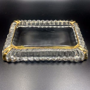 Jeanette Glas National Muster Goldrand Zigarette Kosmetik Box Deckel Ersatz - Bild 1 von 16