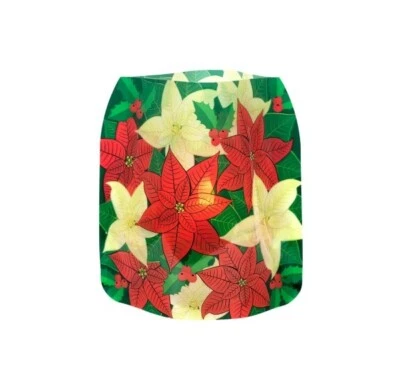 Modgy Festive Poinsettias Luminaries NIB LAST ONE!! - Imagem 1 de 4