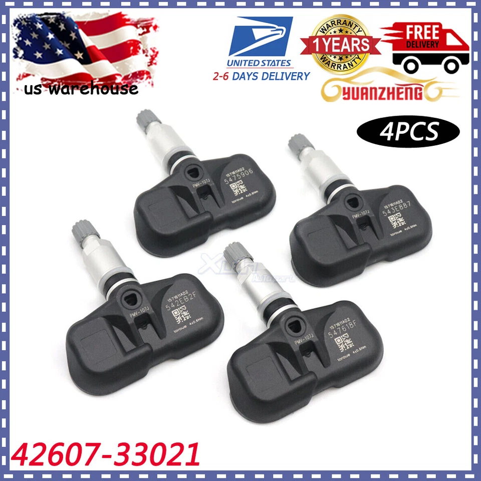 Sensor de presión de neumáticos TPMS NUEVO 42607-33021 para Toyota Lexus Scion Solara Tacoma  Foto 1 de 4