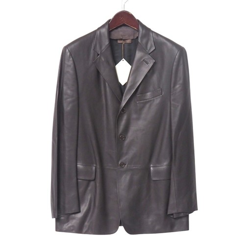 Giacca LOEWE come nuova taglia 54 blazer monopetto sartoriale in nappa di agnello pelle...