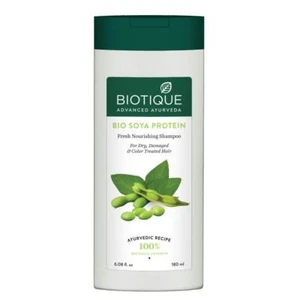 Biotique Ayurveda Bio Soya Protein Fresh Nourishing Shampoo 180 ml, - Picture 1 of 2