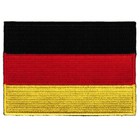 GERMAN FLAG PATCH embroidered iron-on GERMANY EMBLEM Deutschland Aufnäher NEW
