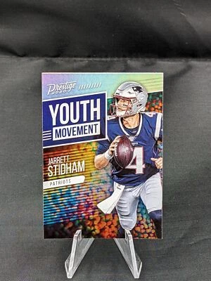2020 Prestige Jarrett Stidham Youth Movement Holo Foil Patriots #YM-JS QTY - Image 1 of 2