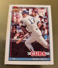 1991 Topps Cracker Jack Series 1 Food Issue Mark Grace #24
