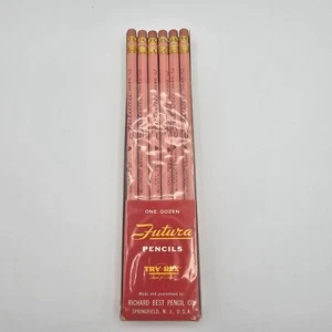 Vintage Try Rex Richard Best Futura #3 Hard Pencils Sealed 12 Pack - Never used - Picture 1 of 9