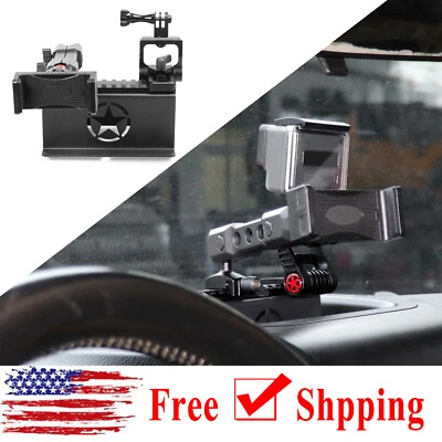 For Jeep Wrangler JK JKU 2012-2017 2/4Door Dash Camera Mount Cell Phone Holder - Imagem 1 de 4