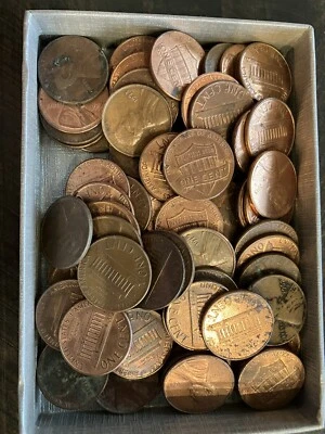 100 US 1 Cent coins 1941-2020. - Image 1 of 2