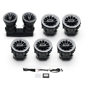 64 Farben Air Vent LED Umgebungslicht für Mercedes Benz C-Klasse W205 GLC X253 - Picture 1 of 18