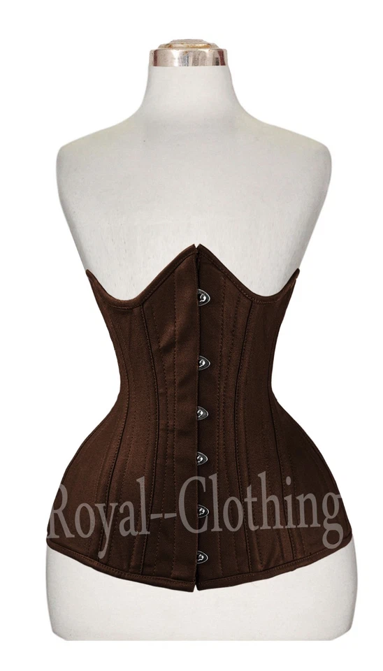 Corsé de entrenamiento de cintura deshuesada doble acero resistente 26 debajo del busto 8422-C Foto 1 de 1