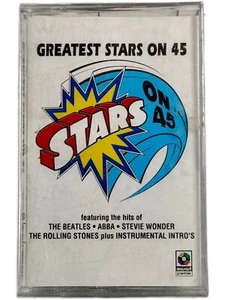 Greatest Stars On 45 The Beatles ABBA Rolling Stones Cassette New Sealed Rare - Picture 1 of 4