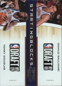 2010-11 Playoff Contends Starting Blocks Basketball Card #12 Gallinari/Douglas
