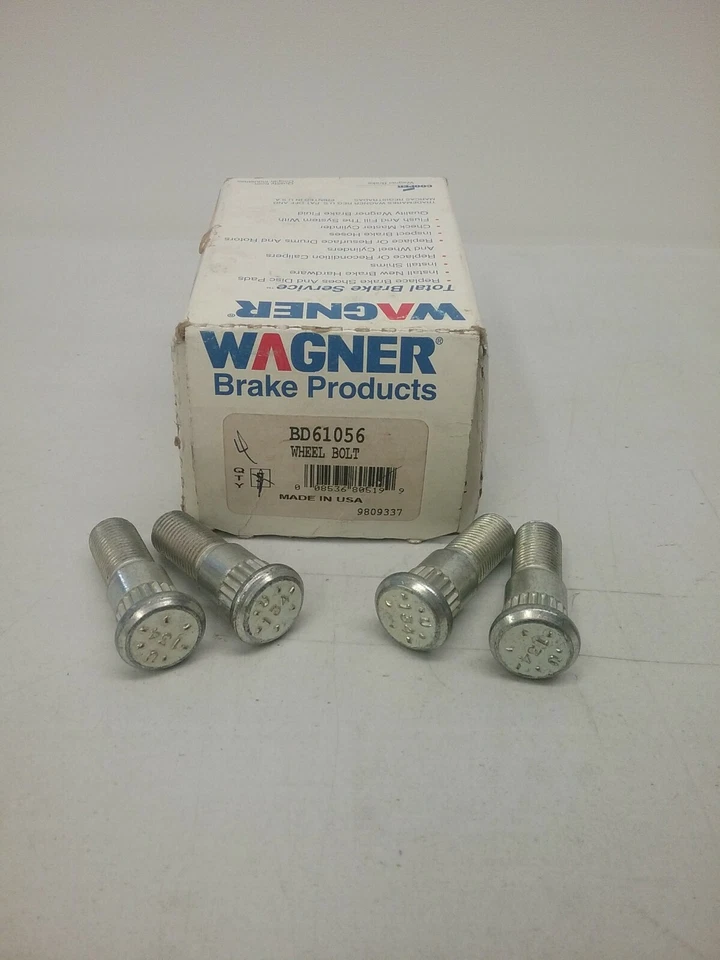 Perno de rueda Wagner BD61056 hecho en EE. UU. cantidad 4 piezas  Foto 1 de 1