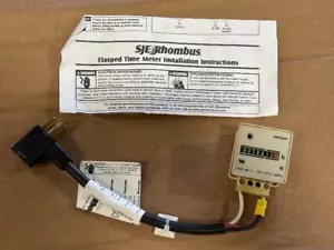 SJE Rhombus Elapsed Time Meter Assembly with 120V Huckepack Plug, PN 1022846 - Bild 1 von 8
