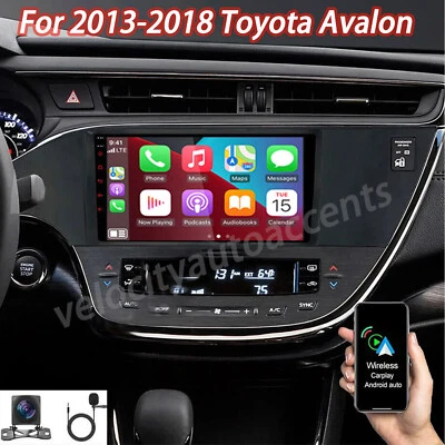 For 2013-2018 Toyota Avalon 9" Android 13 Carplay Car Stereo Radio Gps Navi Wifi - Image 1 of 4