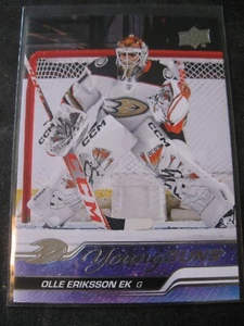 OLLE ERIKSSON EK 2023-24 NHL Upper Deck YOUNG GUNS #249 ANAHEIM DUCKS NM-MT - Picture 1 of 2