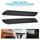 Pair Front Bumper Corner Door Edge Guard Cover Anti Scratch Protector Sticker