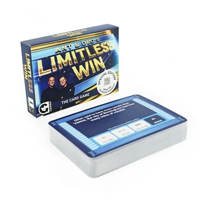 Ant & Dec's Official Limitless Win Special Edition Family Fun Trivia Card Game - Image 1 of 4