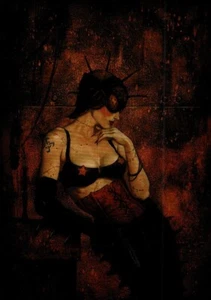 Tarjeta coleccionable surrealista Brom Art Fantasy 1992/93 - Imagen 1 de 2