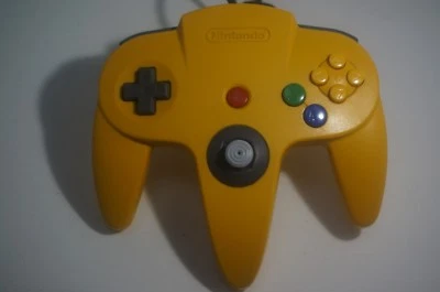 Nintendo 64 N64 controller Yellow excellent condition  - Image 1 of 4